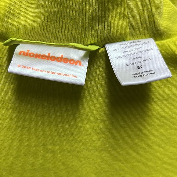 NICKELODEON 🐢🍕TMNT🛹🥷 Windbreaker Hooded Jacket Size 5 - Picture 11 of 11